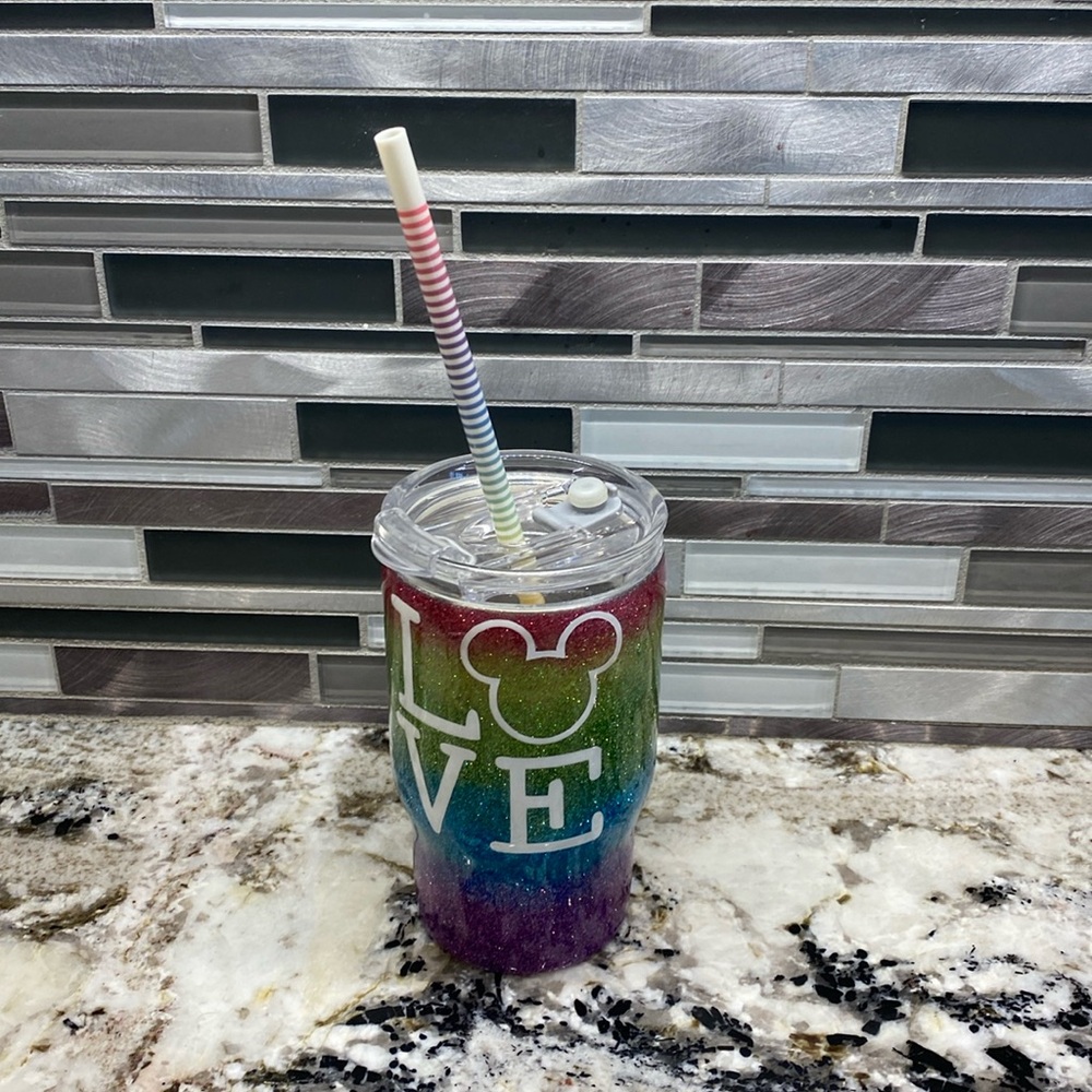Disney Themed Custom Made LOVE Tumbler
